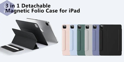 Case for iPad Pro 11 13 2024 M4 Case Tablet Cover for iPad Air 11 13 M2 5 4 Pro 12.9 inch 10th Generation Case Magnetic Cover - PST PS Tradings