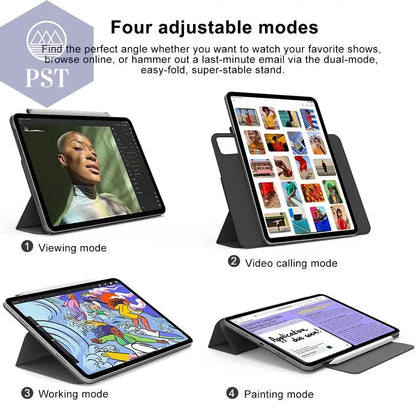 Case for iPad Pro 11 13 2024 M4 Case Tablet Cover for iPad Air 11 13 M2 5 4 Pro 12.9 inch 10th Generation Case Magnetic Cover - PST PS Tradings