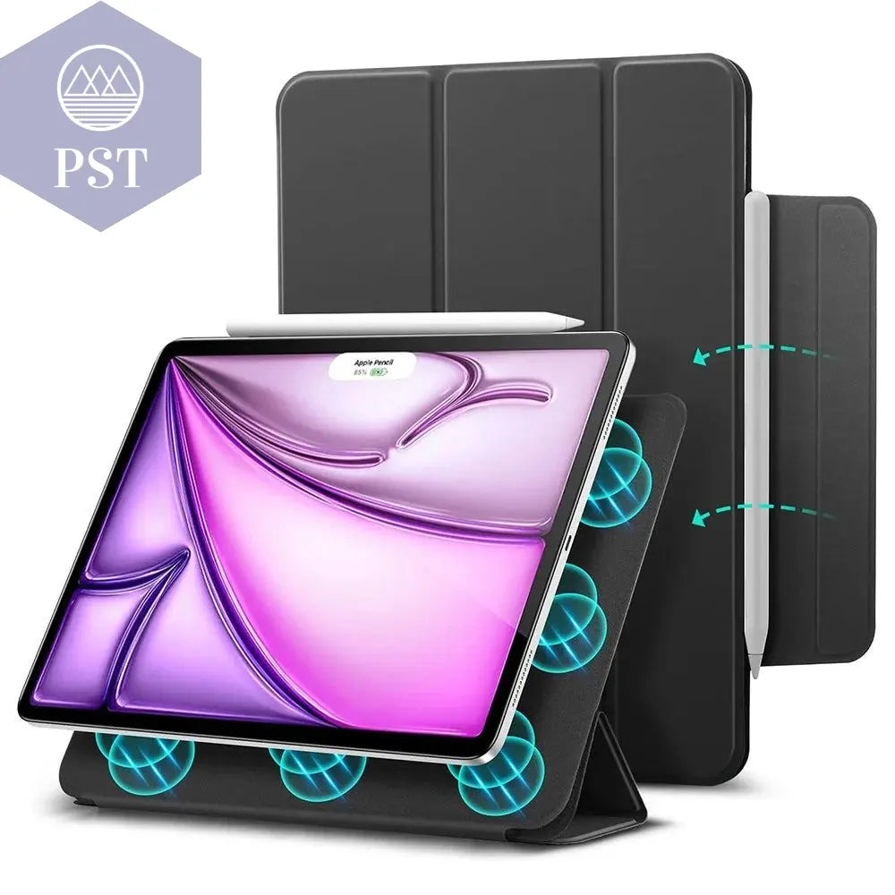Case for iPad Pro 11 13 2024 M4 Case Tablet Cover for iPad Air 11 13 M2 5 4 Pro 12.9 inch 10th Generation Case Magnetic Cover - PST PS Tradings
