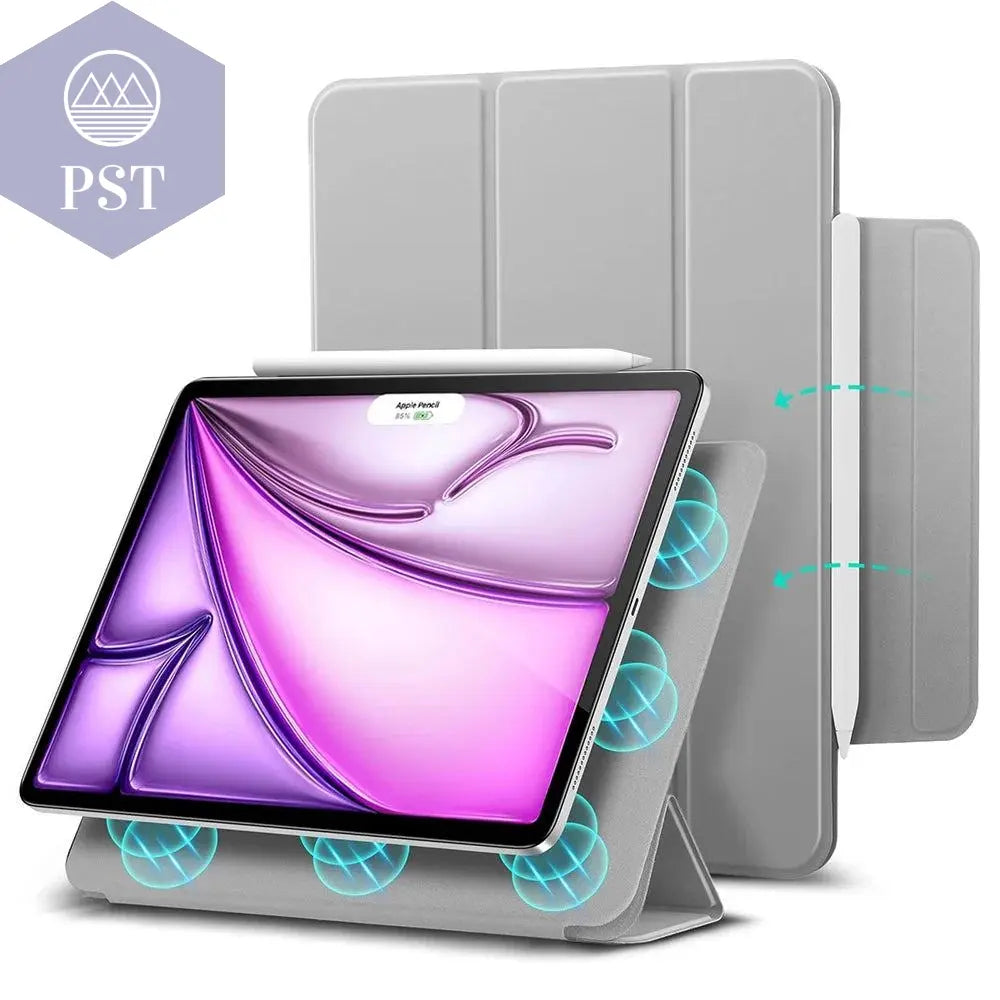Case for iPad Pro 11 13 2024 M4 Case Tablet Cover for iPad Air 11 13 M2 5 4 Pro 12.9 inch 10th Generation Case Magnetic Cover - PST PS Tradings