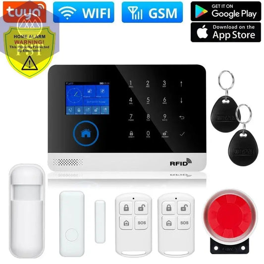 DIY W2B PG103 Alarm Sensor for Home Burglar Security 433MHz WiFi GSM Alarm System Wireless Tuya Smart House App Control - PST PS Tradings