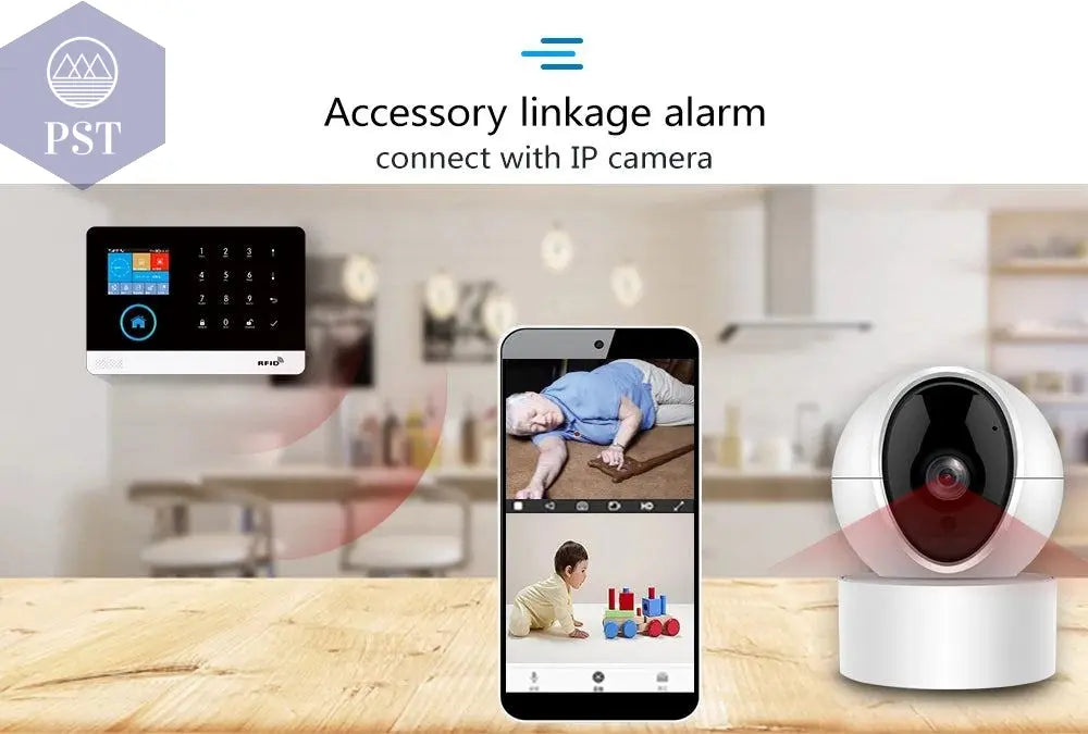 DIY W2B PG103 Alarm Sensor for Home Burglar Security 433MHz WiFi GSM Alarm System Wireless Tuya Smart House App Control - PST PS Tradings