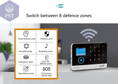 DIY W2B PG103 Alarm Sensor for Home Burglar Security 433MHz WiFi GSM Alarm System Wireless Tuya Smart House App Control - PST PS Tradings