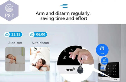 DIY W2B PG103 Alarm Sensor for Home Burglar Security 433MHz WiFi GSM Alarm System Wireless Tuya Smart House App Control - PST PS Tradings