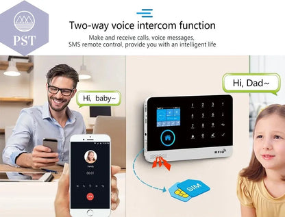 DIY W2B PG103 Alarm Sensor for Home Burglar Security 433MHz WiFi GSM Alarm System Wireless Tuya Smart House App Control - PST PS Tradings