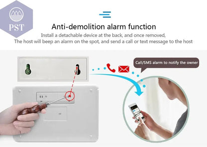 DIY W2B PG103 Alarm Sensor for Home Burglar Security 433MHz WiFi GSM Alarm System Wireless Tuya Smart House App Control - PST PS Tradings