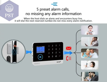 DIY W2B PG103 Alarm Sensor for Home Burglar Security 433MHz WiFi GSM Alarm System Wireless Tuya Smart House App Control - PST PS Tradings