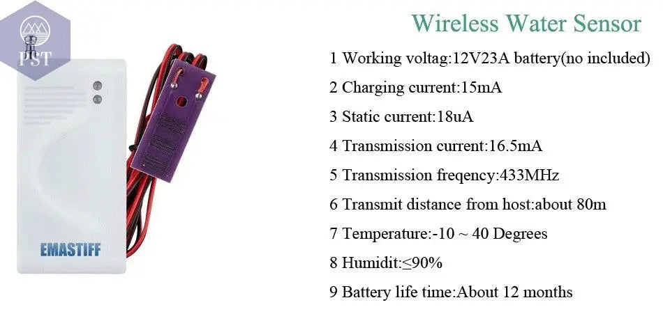 DIY W2B PG103 Alarm Sensor for Home Burglar Security 433MHz WiFi GSM Alarm System Wireless Tuya Smart House App Control - PST PS Tradings