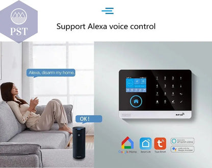 DIY W2B PG103 Alarm Sensor for Home Burglar Security 433MHz WiFi GSM Alarm System Wireless Tuya Smart House App Control - PST PS Tradings