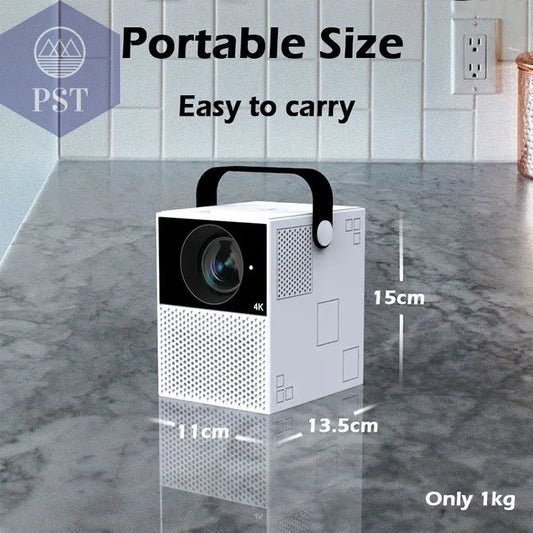 FMUSER Y2 Mobiler Projektor Portable Interactive 4K 1080P Projector;  Smart WIFI Mini Android TV Home Led Video Game Movie Outdoor Camping Proyector Beamer support HDMI;  AV input  Beamer     PST PS Tradings
