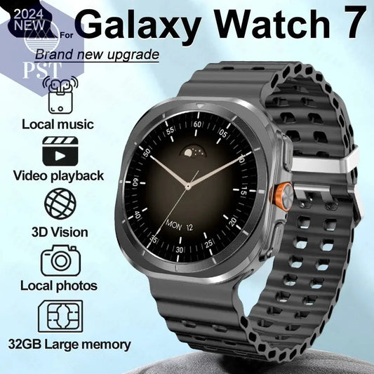 For Samsung Galaxy Watch 7 Ultra Smart Watch Men 32GB Memory NFC Bluetooth Call IP68 Waterproof Outdoor Sport Watch New Upgraded PST PS Tradings  PST PS Tradings  PST PS Tradings For Samsung Galaxy Watch 7 Ultra Smart Watch Men 32GB Memory NFC Bluetooth Call IP68 Waterproof Outdoor Sport Watch New Upgraded