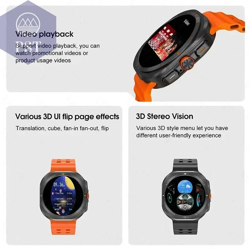 For Samsung Galaxy Watch 7 Ultra Smart Watch Men 32GB Memory NFC Bluetooth Call IP68 Waterproof Outdoor Sport Watch New Upgraded PST PS Tradings  PST PS Tradings  PST PS Tradings For Samsung Galaxy Watch 7 Ultra Smart Watch Men 32GB Memory NFC Bluetooth Call IP68 Waterproof Outdoor Sport Watch New Upgraded