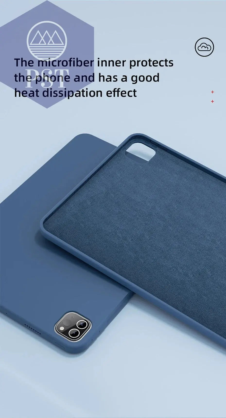 For iPad Mini 6 8.3'' Liquid Silicone Case Shockproof Full Cover Shell for Apple iPad Air 4 Air 5 10.2 9th 8th Case Pro 11 12.9 - PST PS Tradings