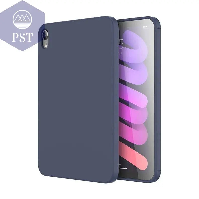 For iPad Mini 6 8.3'' Liquid Silicone Case Shockproof Full Cover Shell for Apple iPad Air 4 Air 5 10.2 9th 8th Case Pro 11 12.9 - PST PS Tradings