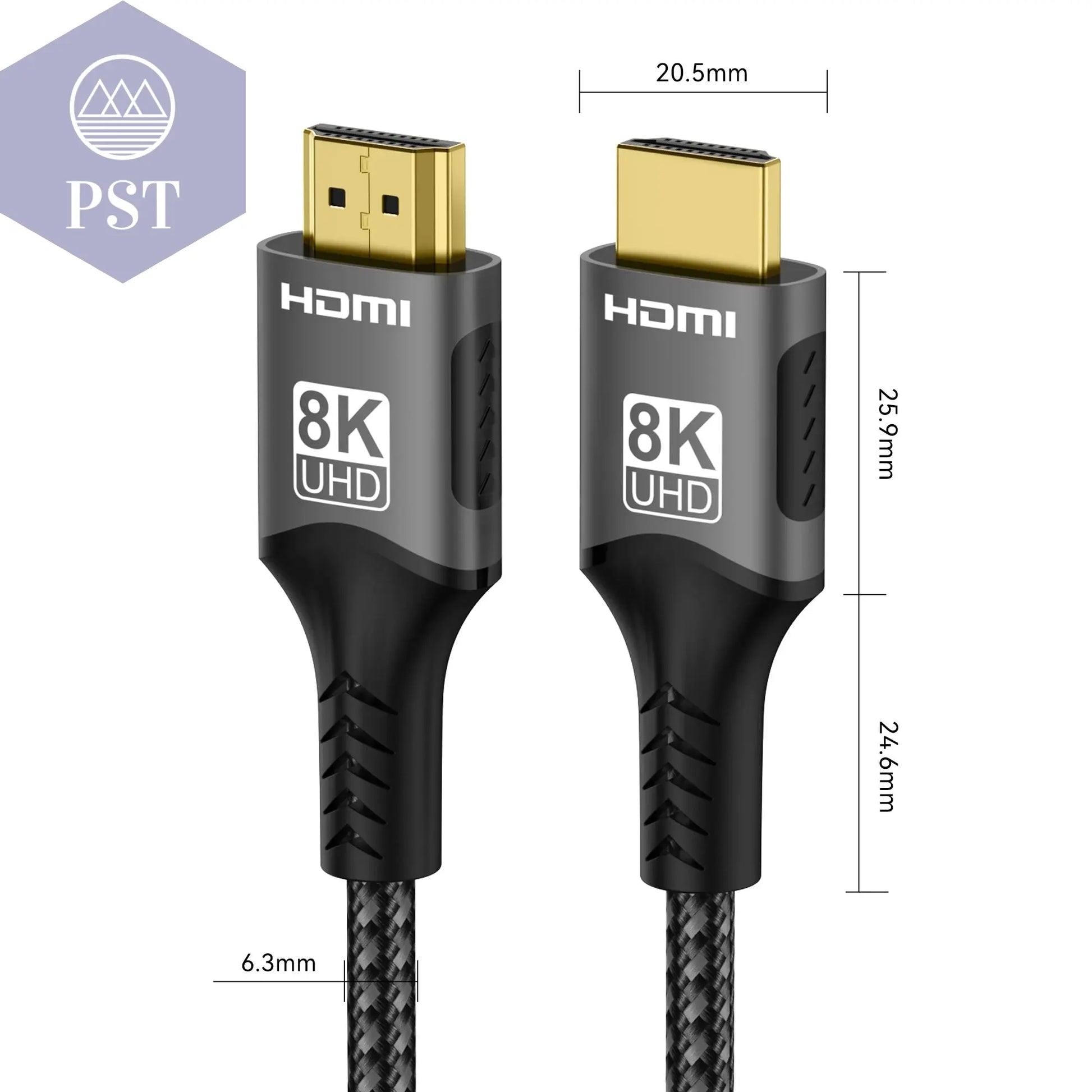 HDMI-Kabel 8K 60Hz HDMI-kompatibel Ultra HD 1080P 4k@120Hz High Speed Video Audio HDMI 2.1 Kabel für PS4/5 TV Laptop Monitor       PST PS Tradings