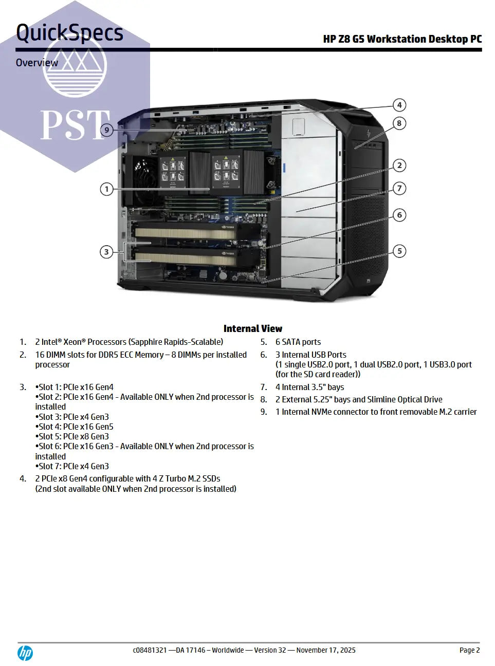 HP Z8 G5 Workstation PST PS Tradings Workstation Workstation HP Z8 G5 Workstation