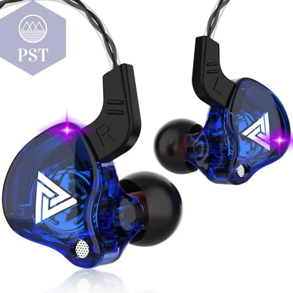 InEar Sportkopfhörer mit Mikrofon & Extra Bass PST PS Tradings  Blue with mic InEar Sportkopfhörer mit Mikrofon & Extra Bass