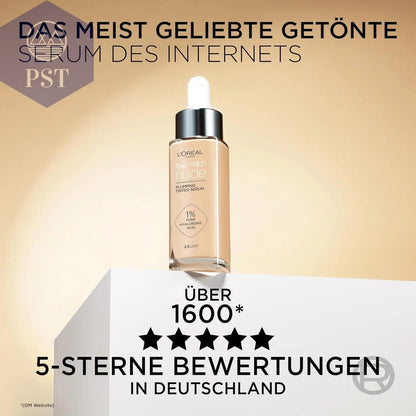 L'Oréal Paris Getöntes Serum, Pflegende, Flüssige Foundation Mit Hyaluronsäure, True Match Tinted Serum, Nr. 4-5 Mittel, 1 X 30 Ml PST PS Tradings  PST PS Tradings  PST PS Tradings L'Oréal Paris Getöntes Serum, Pflegende, Flüssige Foundation Mit Hyaluronsäure, True Match Tinted Serum, Nr. 4-5 Mittel, 1 X 30 Ml