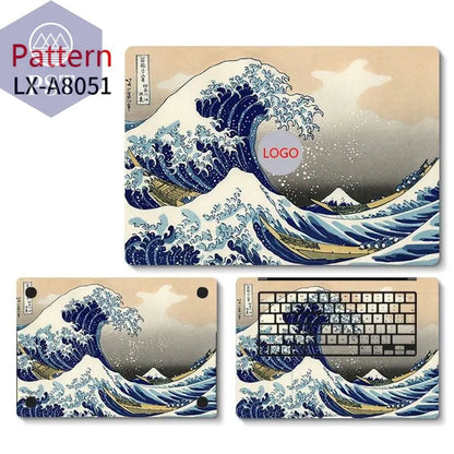Laptop Primary Color Skins Protective Film For Macbook Pro 13 14 16 M1 M2 Air 13.6 15.3'' 2023 Skin Cover Anti-scratch Protector - PST PS Tradings