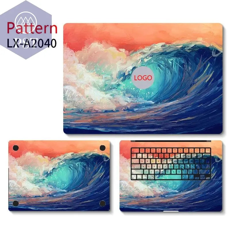 Laptop Primary Color Skins Protective Film For Macbook Pro 13 14 16 M1 M2 Air 13.6 15.3'' 2023 Skin Cover Anti-scratch Protector - PST PS Tradings