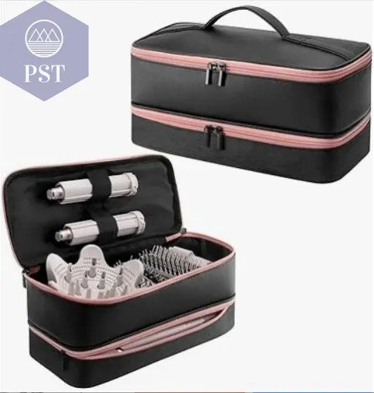 Large Capacity Hair Dryer Storage Case Double-LayerWaterproof Make-up Brush Storage Bag Hair Curler Bagfor Shark Flexstyle - PST PS Tradings