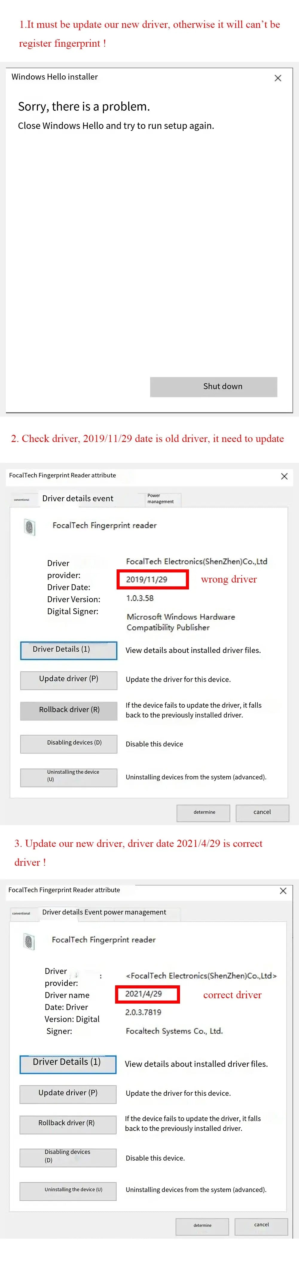 Mini USB Fingerprint Reader Modul Gerät Für Windows 10 11 Hallo Biometrie Sicherheit Schlüssel       PST PS Tradings
