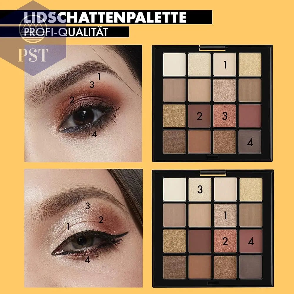 NYX Professional Makeup Lidschattenpalette Mit 16 Farbtönen, Intensives Und Langanhaltendes Finish, Vegane Formel Ohne Inhaltsstoffe Tierischen Ursprungs, Ultimate Shadow, Farbton: Warm Neutrals PST PS Tradings  PST PS Tradings  PST PS Tradings NYX Professional Makeup Lidschattenpalette Mit 16 Farbtönen, Intensives Und Langanhaltendes Finish, Vegane Formel Ohne Inhaltsstoffe Tierischen Ursprungs, Ultimate Shadow, Farbton: Warm Neutrals