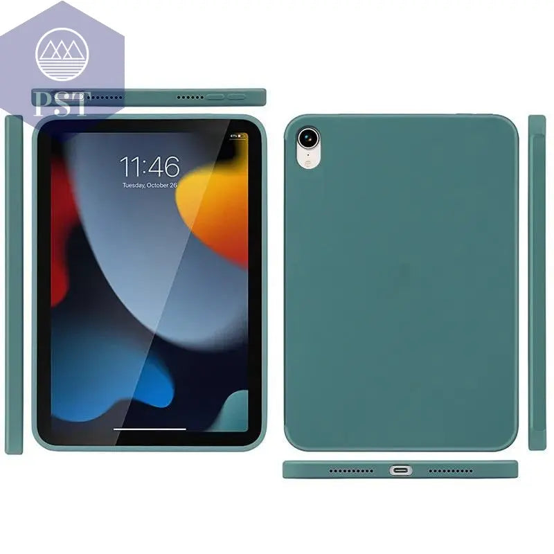 Original Liquid Silicone Case for Apple Ipad Pro 11 12 9'' 2020 2022 Air 5/4 Solid Cover for Ipad Mini 6 10 2 7/8/9th Generation - PST PS Tradings
