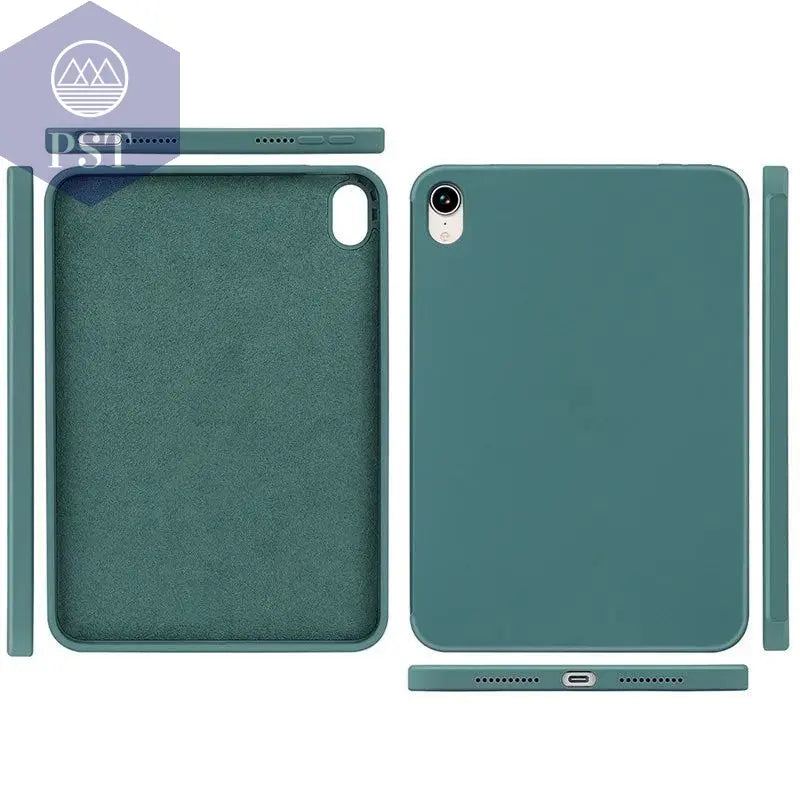 Original Liquid Silicone Case for Apple Ipad Pro 11 12 9'' 2020 2022 Air 5/4 Solid Cover for Ipad Mini 6 10 2 7/8/9th Generation - PST PS Tradings
