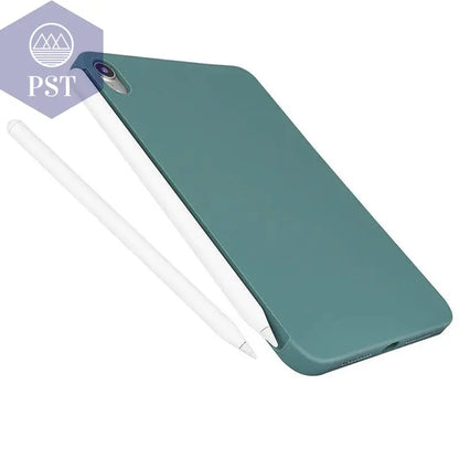 Original Liquid Silicone Case for Apple Ipad Pro 11 12 9'' 2020 2022 Air 5/4 Solid Cover for Ipad Mini 6 10 2 7/8/9th Generation - PST PS Tradings