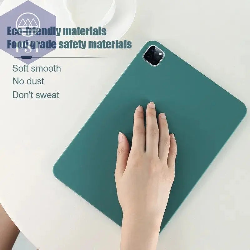 Original Liquid Silicone Case for Apple Ipad Pro 11 12 9'' 2020 2022 Air 5/4 Solid Cover for Ipad Mini 6 10 2 7/8/9th Generation - PST PS Tradings