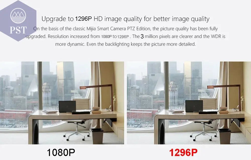 Original Smart Camera 2K 1296P HD 360 Angle WiFi Night Vision Webcam Video IP Camera Baby Security Monitor for Xiaomi Mihome APP       PST PS Tradings