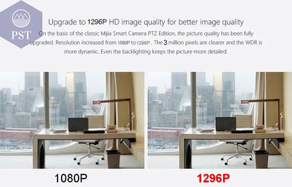 Original Smart Camera 2K 1296P HD 360 Angle WiFi Night Vision Webcam Video IP Camera Baby Security Monitor for Xiaomi Mihome APP       PST PS Tradings
