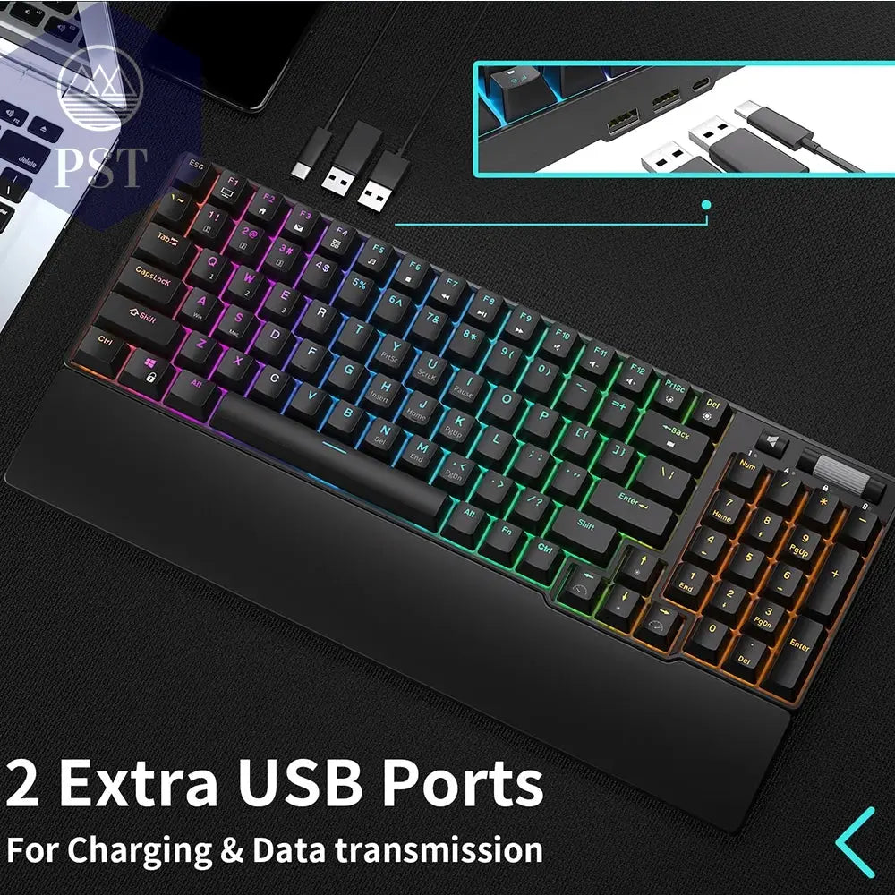 RK96 Kabellose RGB Gaming Tastatur PST PS Tradings   RK96 Kabellose RGB Gaming Tastatur