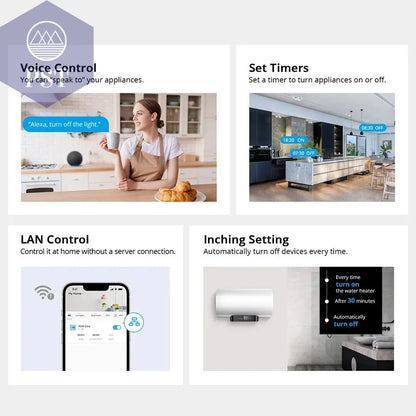 Sonoff Pow R3 16A /20A Wifi Smart Switch Höhere Genauigkeit Stromverbrauch Messen Monitor Strom Energie Verwendung Funktioniert mit Alexa       PST PS Tradings