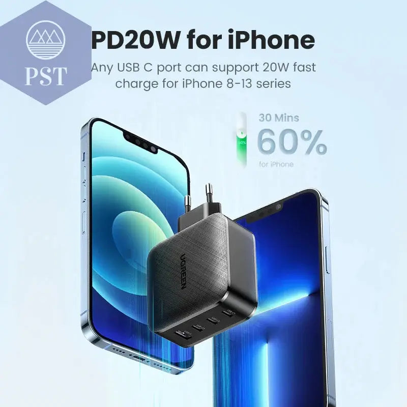 UGREEN 65W Gan Charger Quick Charge 4.0 3.0 Type C PD USB Charger with QC 4.0 3.0 Fast Charger for Iphone 14 13 12 Xiaomi Laptop PST PS Tradings  PST PS Tradings  PST PS Tradings UGREEN 65W Gan Charger Quick Charge 4.0 3.0 Type C PD USB Charger with QC 4.0 3.0 Fast Charger for Iphone 14 13 12 Xiaomi Laptop