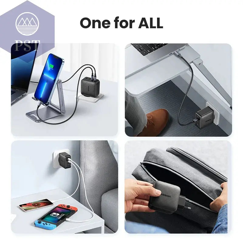 UGREEN 65W Gan Charger Quick Charge 4.0 3.0 Type C PD USB Charger with QC 4.0 3.0 Fast Charger for Iphone 14 13 12 Xiaomi Laptop PST PS Tradings  PST PS Tradings  PST PS Tradings UGREEN 65W Gan Charger Quick Charge 4.0 3.0 Type C PD USB Charger with QC 4.0 3.0 Fast Charger for Iphone 14 13 12 Xiaomi Laptop
