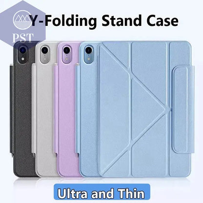 Y Fold Magnetic Case for Ipad Pro 11 2022 2020 2018 Air 5 Air 4 10th 10.9 Pro 12.9 2021 for Ipad Mini 6 Ultra Thin Cases Cover - PST PS Tradings